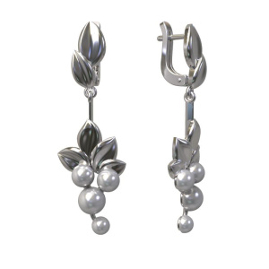 Серьги 1029232-01250-2S (Ag 925)