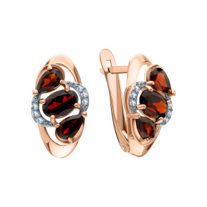 Серьги 2401008 1 8 1 (Au 585)