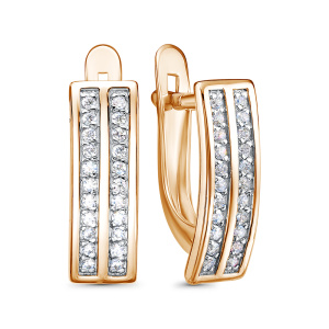 Серьги 122071 (Au 585)