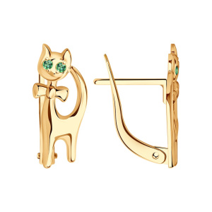 Серьги 025006 (Au 585)