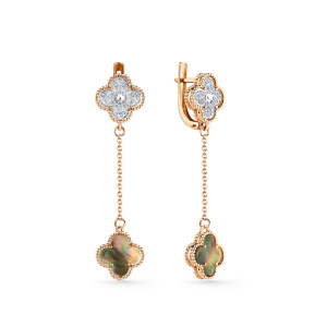 Серьги 02-3-507-8701-111 (Au 585)