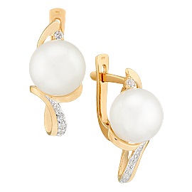 Серьги 14812  жем (Au 585)