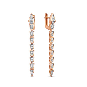 Серьги 120361 (Au 585)