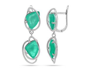 Серьги МЦВА96. (Ag 925)