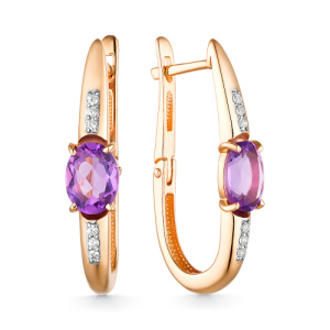 Серьги 21803382 (Au 585)