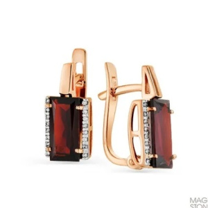 Серьги 02-2-530-0301-011 (Au 585)