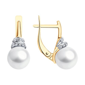 Серьги 792354 (Au 585)