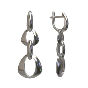 Серьги 1028802-00000 (Ag 925)