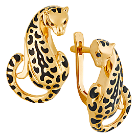 Серьги 23007 (Au 585)