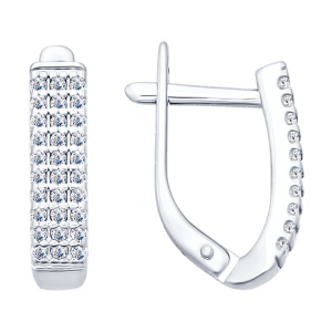 Серьги 94021813 (Ag 925)