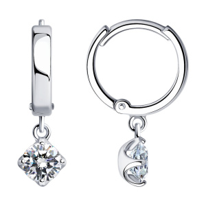 Серьги 94025070 (Ag 925)