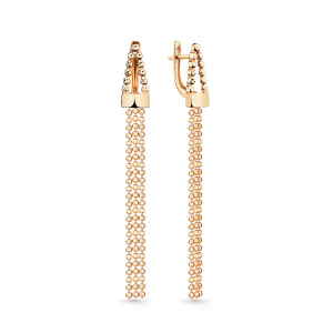 Серьги 002-0761-7100-010 (Au 585)