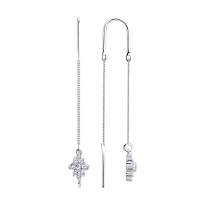 Серьги 94020562 (Ag 925)