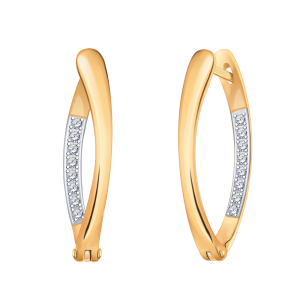 Серьги 21204 (Au 585)