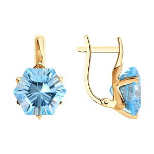 Серьги 728051 (Au 585)