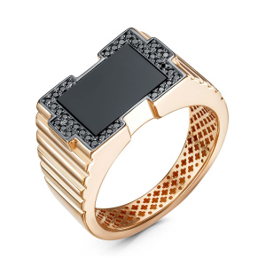 Кольцо 040033 ч (Au 585)