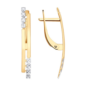 Серьги 027324 (Au 585)