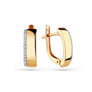 Серьги 002-0567-0001-011 (Au 585)