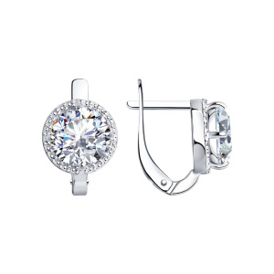 Серьги 94020412 (Ag 925)