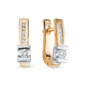 Серьги 3839-210 (Au 585)