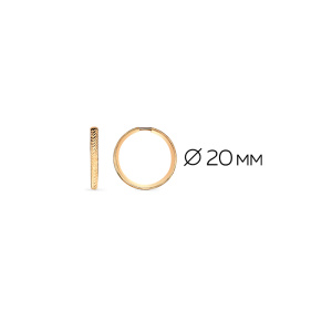 Серьги 002-0740-7100-010 (Au 585)