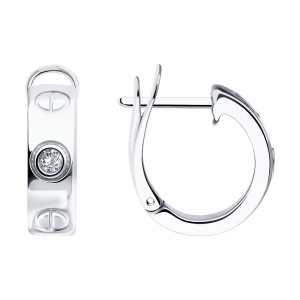 Серьги 94-120-02024-1 (Ag 925)