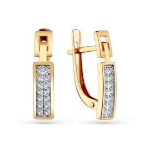 Серьги 002-0456-0001-011 (Au 585)