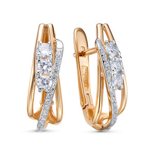 Серьги 1202699 (Au 585)