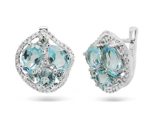 Серьги Аксель. (Ag 925)