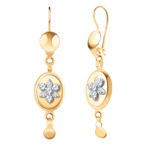 Серьги 20181 (Au 585)