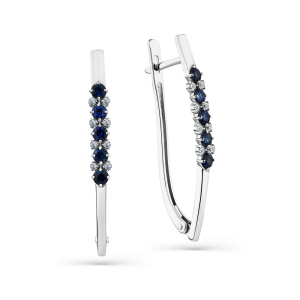 Серьги 2-208384-00-02 (Au 585)