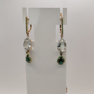 Серьги 02-2-345-21 (Au 585)