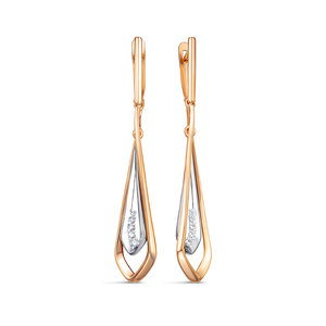 Серьги 1201334 (Au 585)