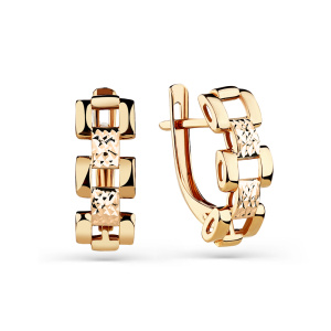 Серьги 002-0583-2000-010 (Au 585)