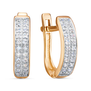 Серьги 122427 (Au 585)