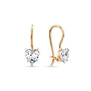 Серьги 009-0015-0001-011 (Au 585)