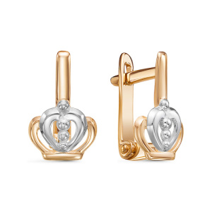 Серьги 221998 (Au 585)