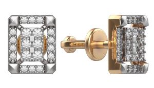 Пусеты С02945-120 (Au 585)