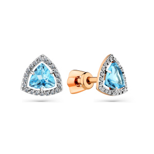 Серьги 05-1-074-1301-011 (Au 585)