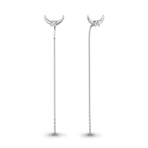 Серьги 49775А (Ag 925)