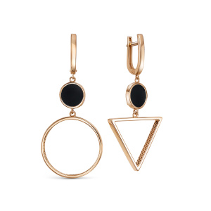 Серьги 120131 (Au 585)