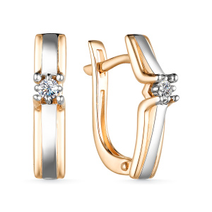 Серьги 25679-100 (Au 585)