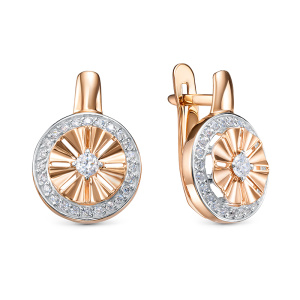 Серьги 1207718 (Au 585)