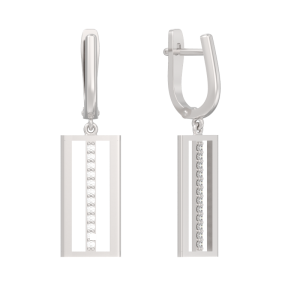 Серьги 1045522-01110 (Ag 925)