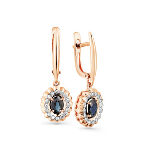 Серьги 2-107852-01-02 (Au 585)