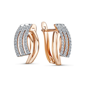 Серьги 2546007 1 1 1 (Au 585)