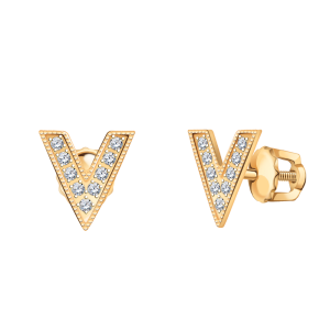 Серьги 21159 (Au 585)