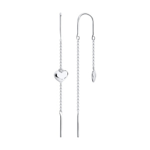 Серьги 94-123-01504-1 (Ag 925)