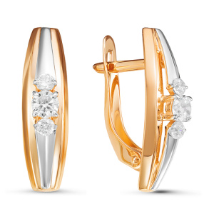 Серьги 126674 (Au 585)