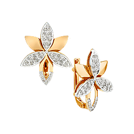 Серьги 19594 (Au 585)